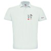 LES P'TITS HEROS POLO PUBLIC BLANC ADULTE HOMME