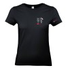 LES P'TITS HEROS TEE-SHIRT FEDERATION NOIR ADULTE FEMME