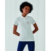 LES P'TITS HEROS POLO PUBLIC BLANC ADULTE FEMME