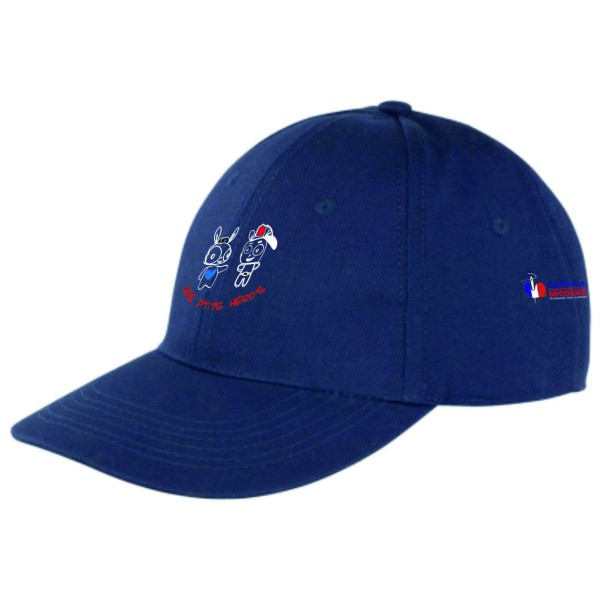 LES P'TITS HEROS CASQUETTE FEDERATION NAVY ADULTE