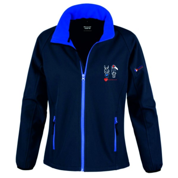 LES P'TITS HEROS VESTE FEDERATION NAVY ADULTE FEMME