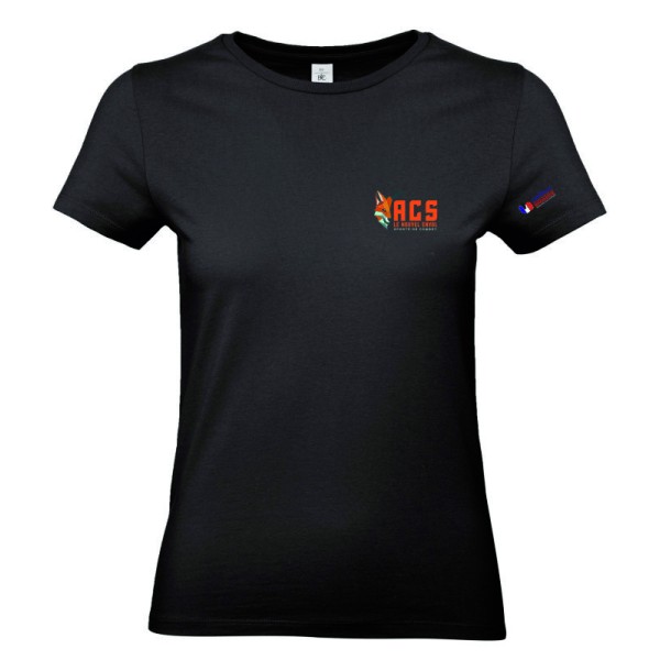 ACS NOUVEL ENVOL TEE-SHIRT NOIR ADULTE FEMME