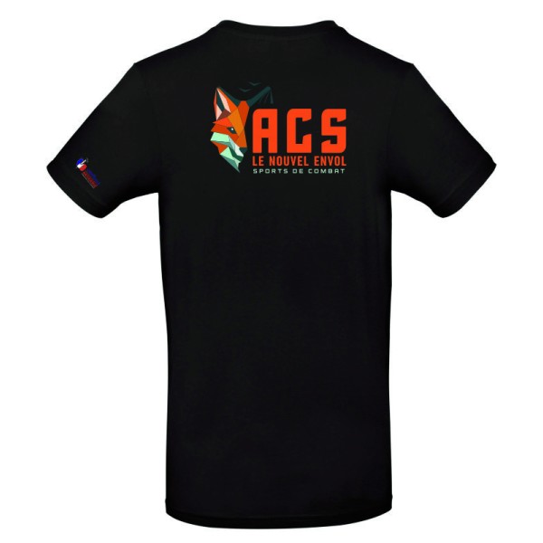 ACS NOUVEL ENVOL TEE-SHIRT NOIR ADULTE HOMME