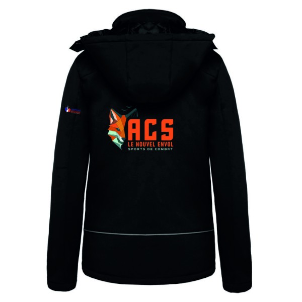 ACS NOUVEL ENVOL PARKA FEMME NOIRE