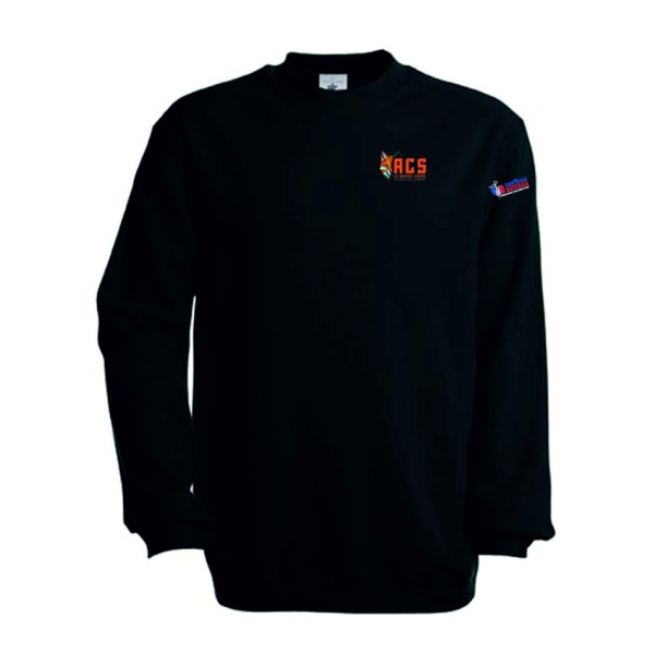 ACS NOUVEL ENVOL SWEAT COL ROND NOIR UNISEXE