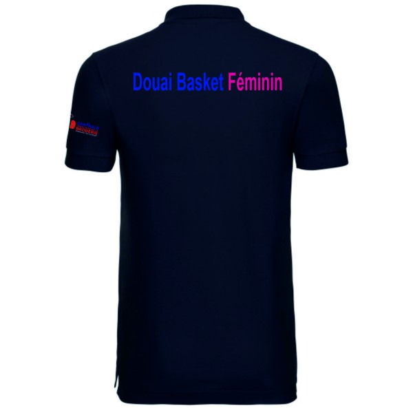 DOUAI BASKET FEMININ POLO HOMME NAVY