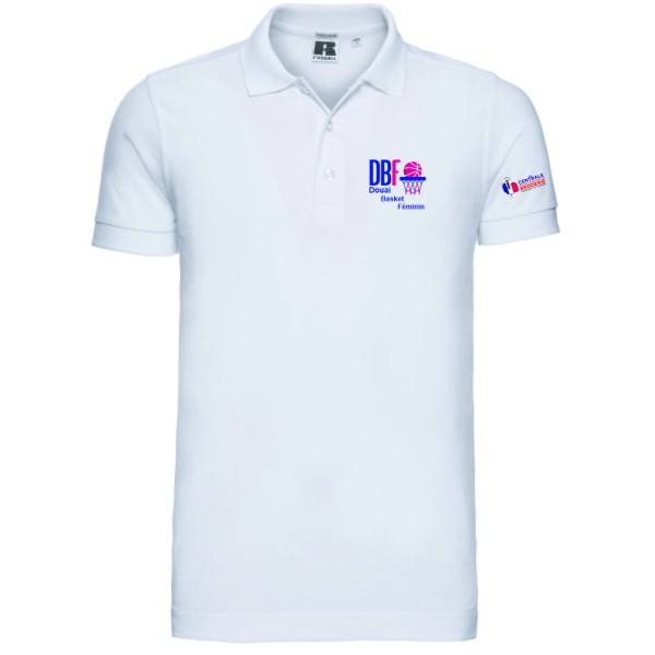 DOUAI BASKET FEMININ POLO HOMME BLANC