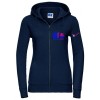 DOUAI BASKET FEMININ SWEAT ZIPPÉ BLEU FEMME