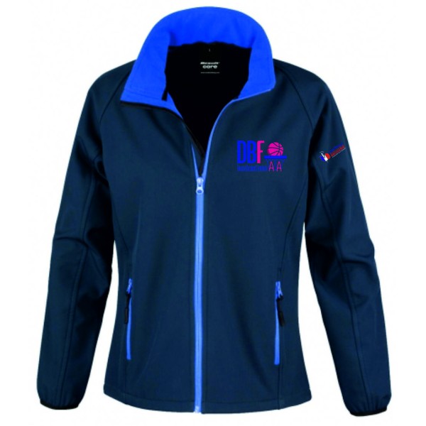 DOUAI BASKET FEMININ VESTE ZIPPÉE BLEUE HOMME